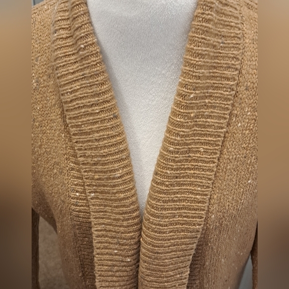 Lauren Ralph Lauren Shawl Wool/Alpaca Blend Knitted Open Cardigan  Size S - Picture 2 of 7